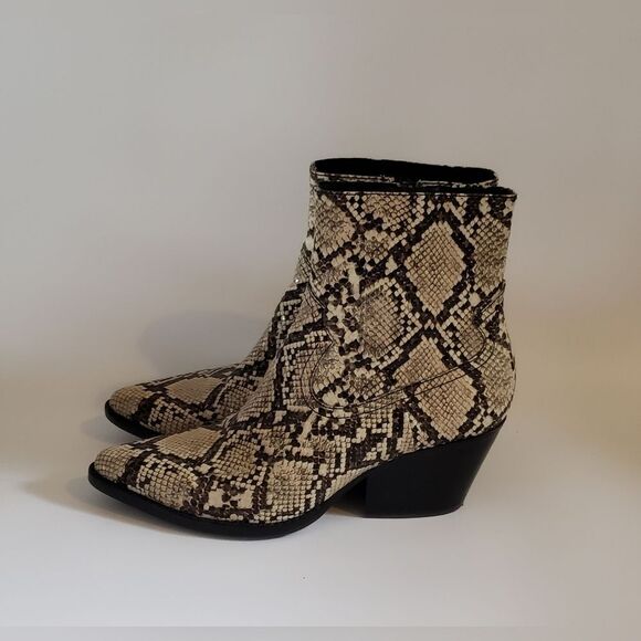 Jeffrey Campbell Kelam Women's Snake Print Boot Size 8 - Picture 3 of 12